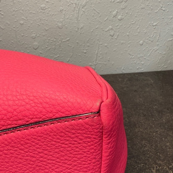 Kate Spade New York Audrey Charles Street Strawfroyo Pink Satchel Crossbody - Picture 9 of 16